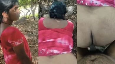 Randi Auntys Outdoor Doggy Style Sex