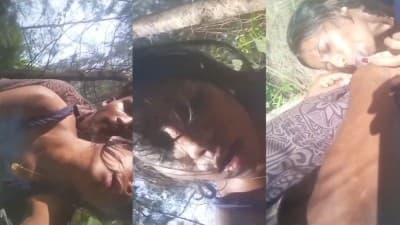 Trichy 19yr Teen Girl Outdoor Fuck Cum