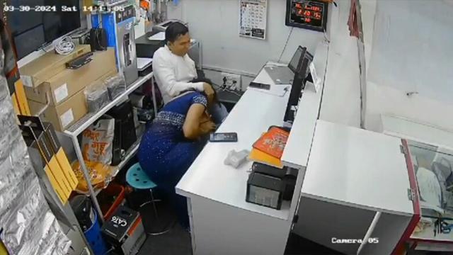 Shop Manager Wild Sex With Multiple Wives CCTV Cam