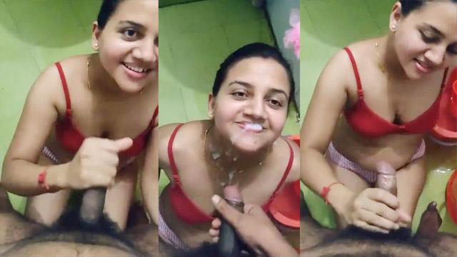 Sexy Desi Cousin Sucking Cock Cumshot On Mouth Video