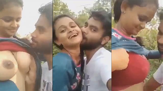 Desi Boyfriend Outdoor Boobs Sex HD